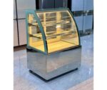 Tủ Bánh Kem Inox - 90CM – DG-900Y – Kính Cong